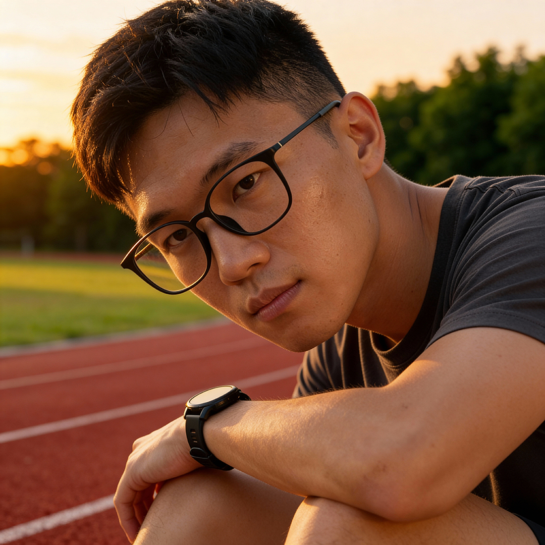 OWNDAYS | AIR Black Full Rim Wellington left side